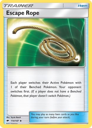 [PKM] Escape Rope (114/147) [Sun & Moon: Burning Shadows]