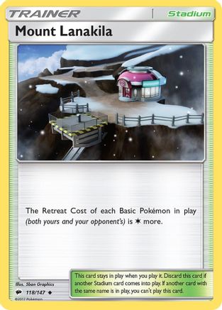 [PKM] Mount Lanakila (118/147) [Sun & Moon: Burning Shadows]