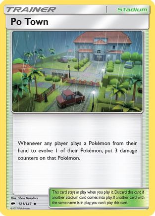 [PKM] Po Town (121/147) [Sun & Moon: Burning Shadows]