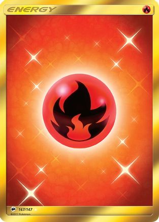 [PKM BE] Fire Energy (167/147) [Sun & Moon: Burning Shadows]