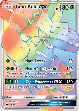 [PKM-R] Tapu Bulu GX (149/147) [Sun & Moon: Burning Shadows]