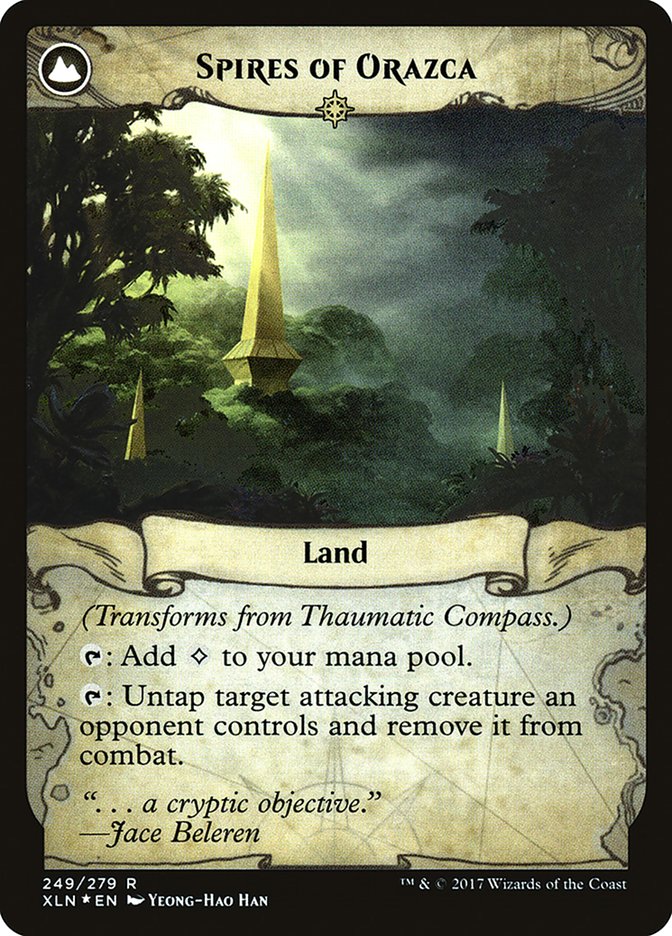 {R} Thaumatic Compass // Spires of Orazca [Ixalan Prerelease Promos][PR XLN 249] - Misty Mountain Games