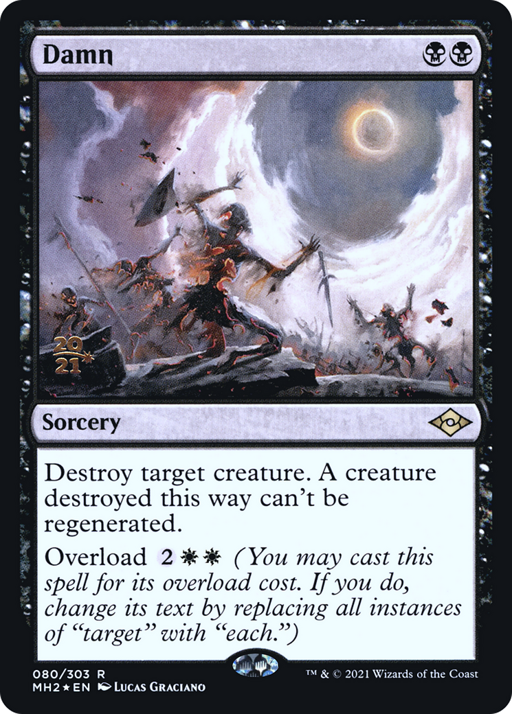 {R} Damn [Modern Horizons 2 Prerelease Promos][PR MH2 080]