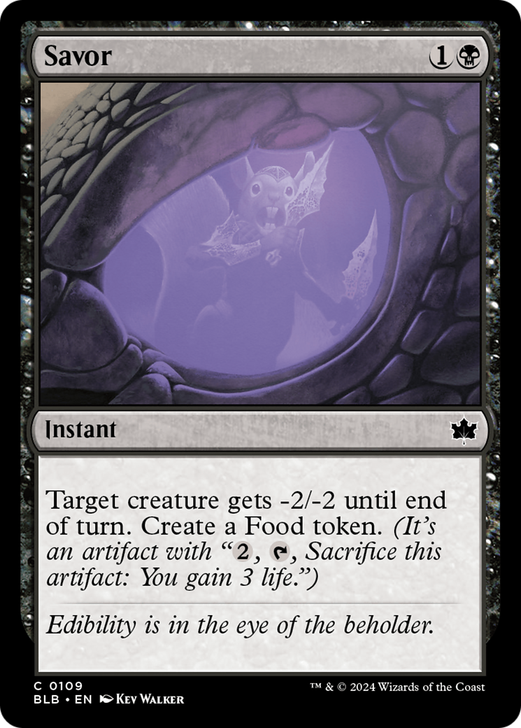 {@C} Savor [Bloomburrow][BLB 109]