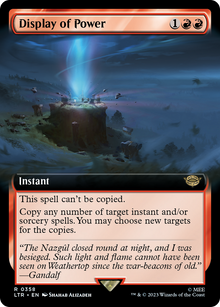 {R} Display of Power (Extended Art) [The Lord of the Rings: Tales of Middle-Earth][LTR 358]