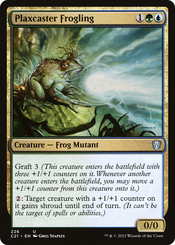 {C} Plaxcaster Frogling [Commander 2021][C21 226]