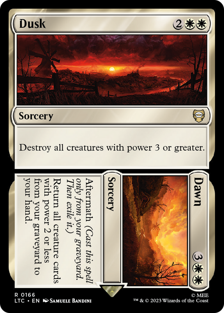 {R} Dusk // Dawn [The Lord of the Rings: Tales of Middle-Earth Commander][LTC 166]