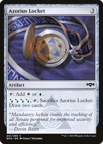 {C} Azorius Locket [Ravnica Allegiance][RNA 231]