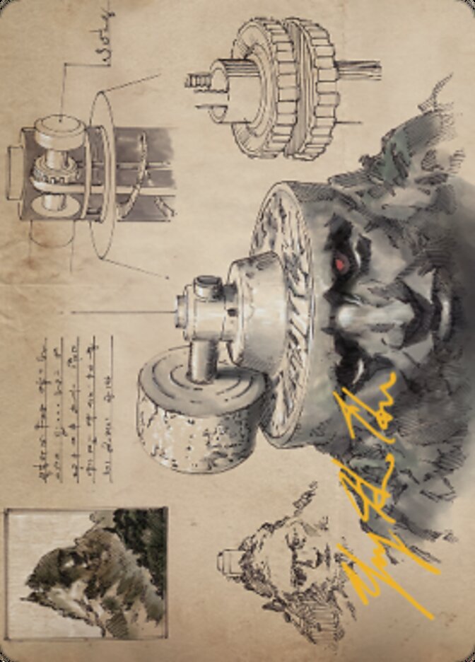 {A} Millstone Art Card (Gold-Stamped Signature) [The Brothers' War Art Series][GS ABRO 067]