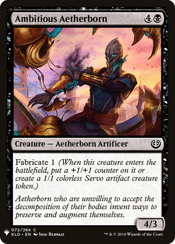 {C} Ambitious Aetherborn [Mystery Booster][LS KLD 072]