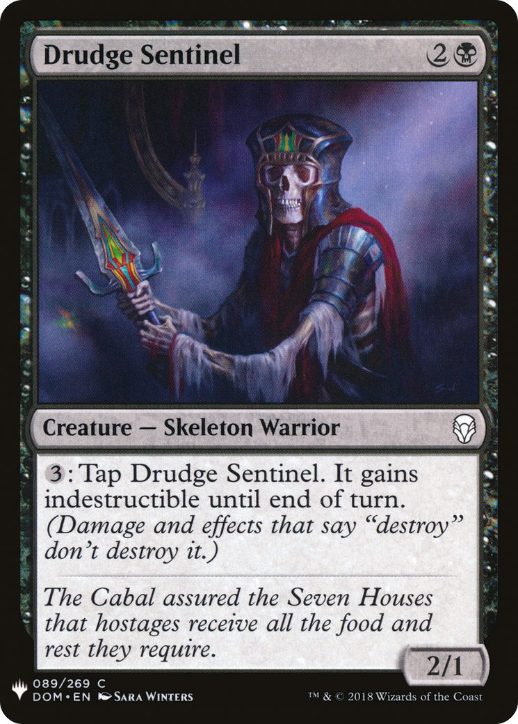 {C} Drudge Sentinel [Mystery Booster][LS DOM 089]