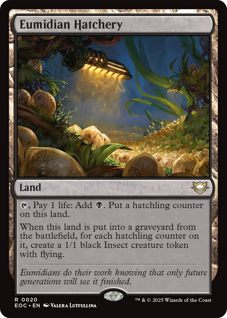{@@ EOC R} Eumidian Hatchery [Edge of Eternities Commander][EOC 020]