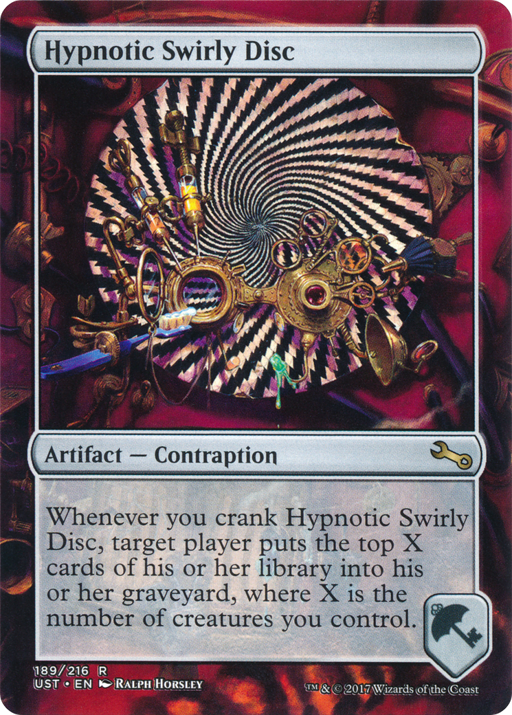 {R} Hypnotic Swirly Disc [Unstable][UST 189] - Misty Mountain Games