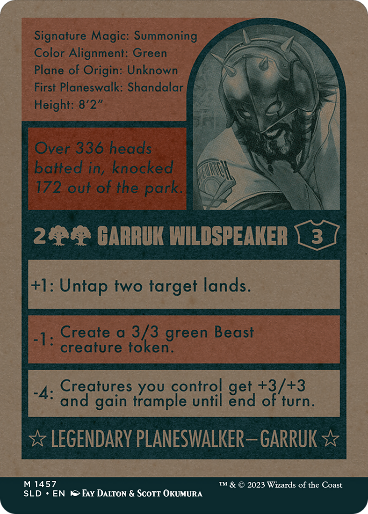 {R} Garruk Wildspeaker [Secret Lair Drop Series][SLD 1457]