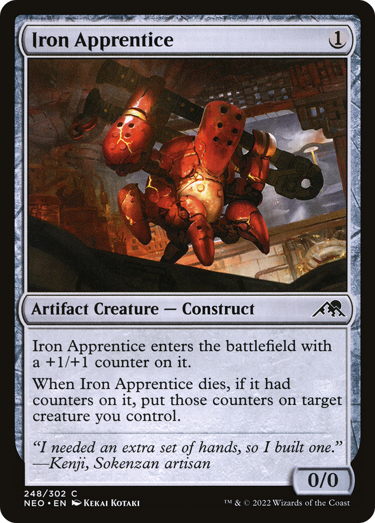 {C} Iron Apprentice [Kamigawa: Neon Dynasty][NEO 248]