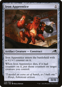 {C} Iron Apprentice [Kamigawa: Neon Dynasty][NEO 248]
