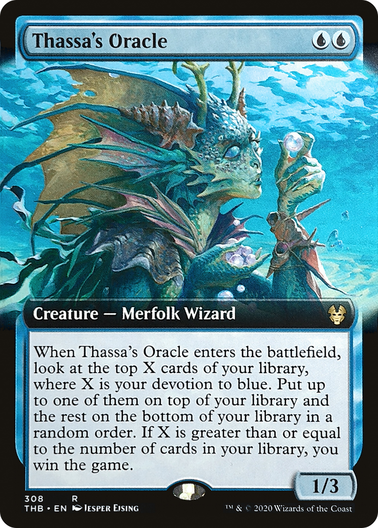 {R} Thassa's Oracle (Extended Art) [Theros Beyond Death][THB 308]