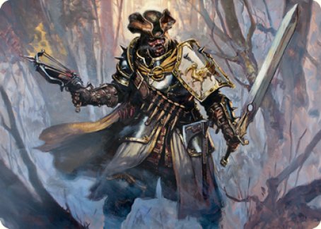 {A} Brutal Cathar Art Card [Innistrad: Midnight Hunt Art Series][AMID 013]