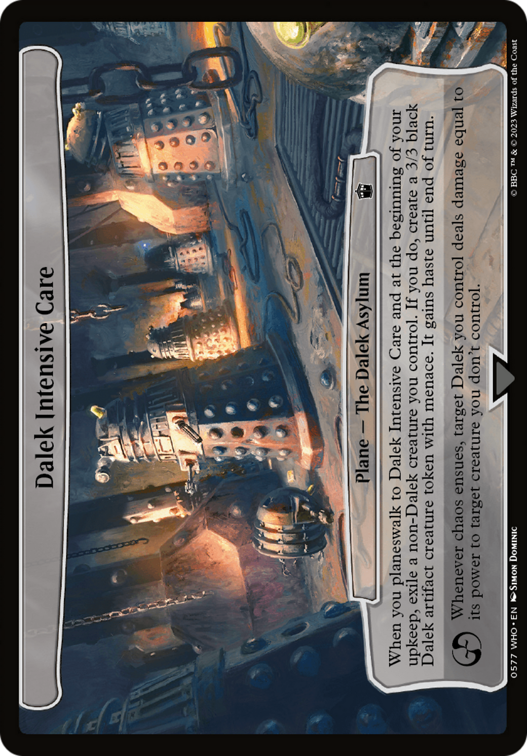 {O} Dalek Intensive Care [Planechase][OVR WHO 577]