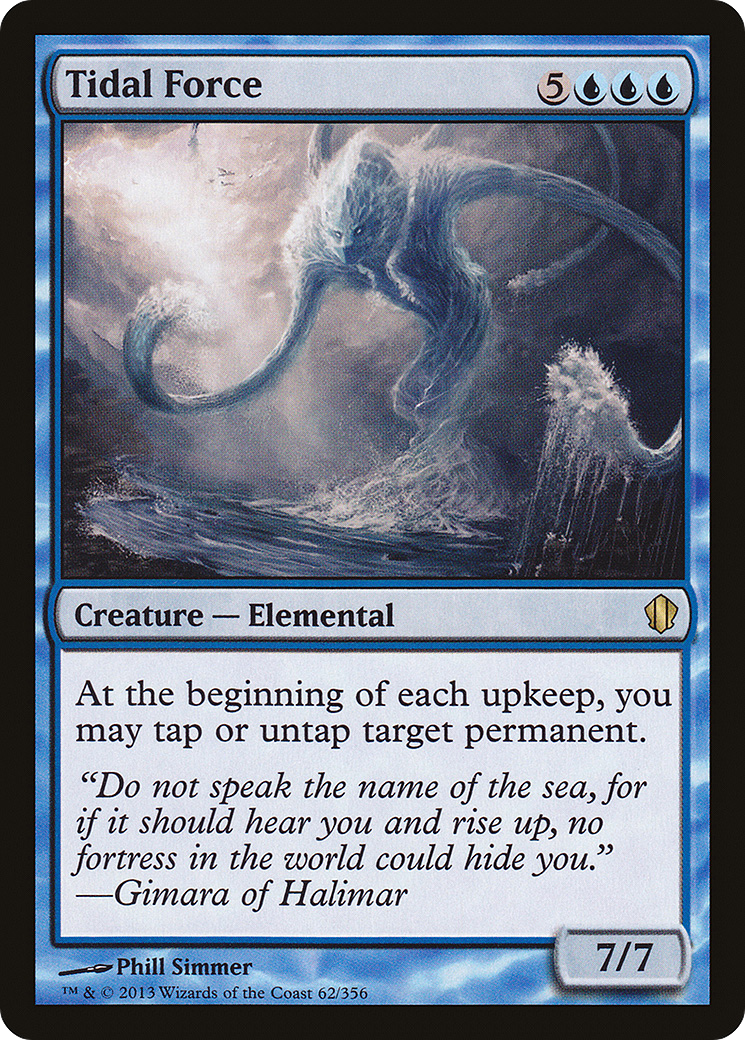 {R} Tidal Force [Commander 2013][C13 062] - Misty Mountain Games