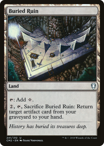{C} Buried Ruin [Commander Anthology Volume II][CM2 241]