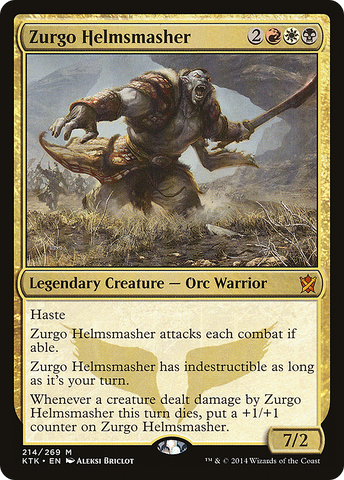 {R} Zurgo Helmsmasher [Khans of Tarkir][KTK 214]