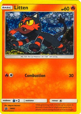 [PKM] Litten (SM02) (General Mills Promo) [Sun & Moon: Black Star Promos]