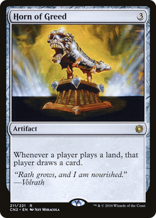 {R} Horn of Greed [Conspiracy: Take the Crown][CN2 211] - Misty Mountain Games