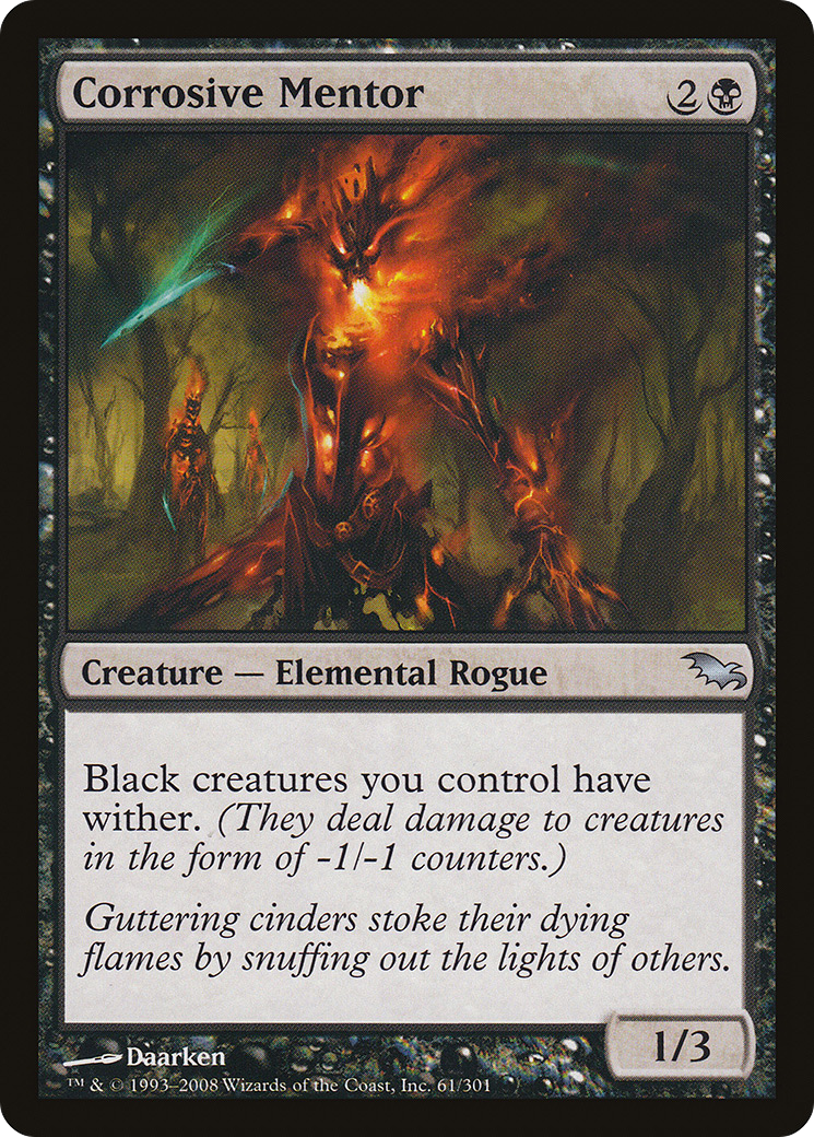 {C} Corrosive Mentor [Shadowmoor][SHM 061]