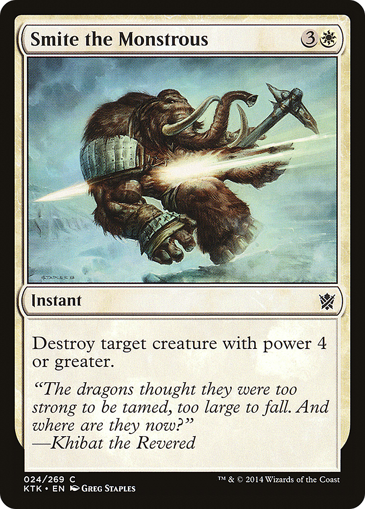 {C} Smite the Monstrous [Khans of Tarkir][KTK 024] - Misty Mountain Games