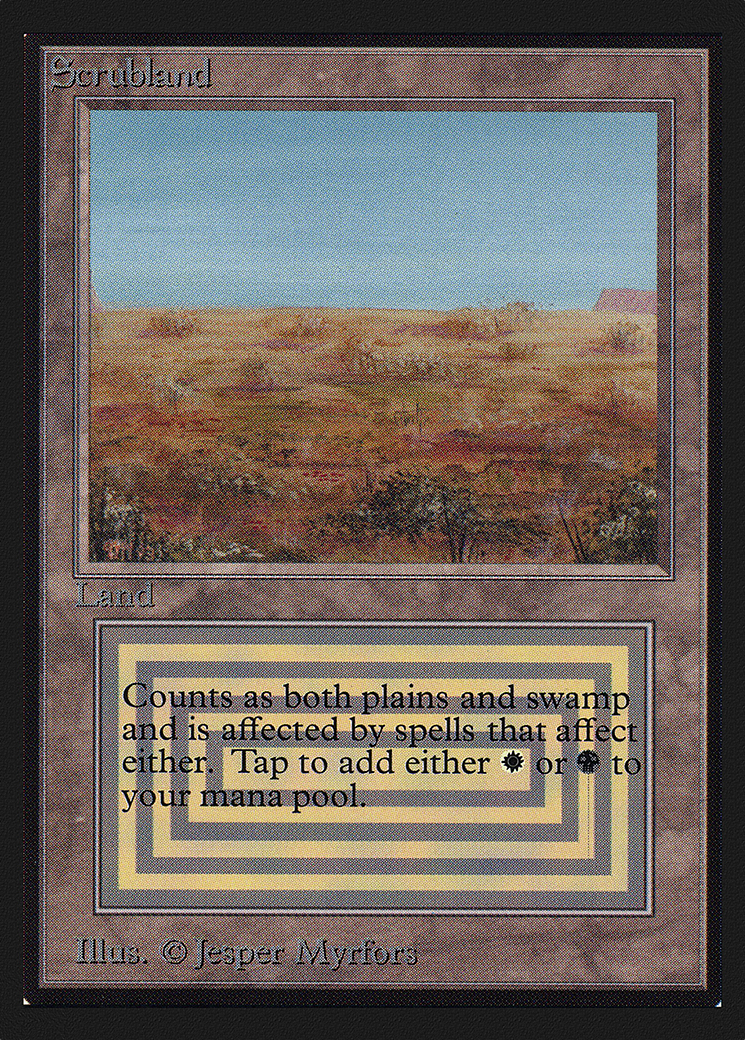 {R} Scrubland [International Collectorsâ Edition][GB CEI 282]