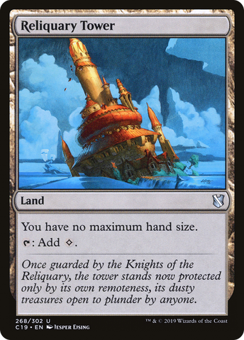 {C} Reliquary Tower [Commander 2019][C19 268]