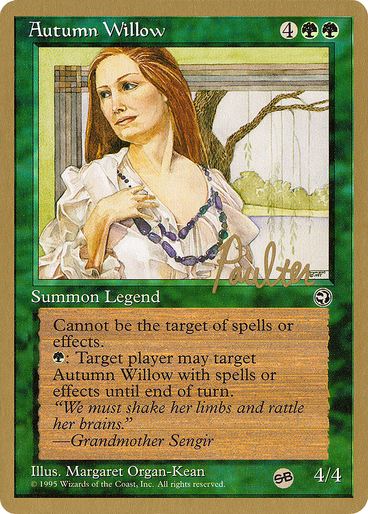{R} Autumn Willow (Preston Poulter) (SB) [Pro Tour Collector Set][GB PTC PP83SB]