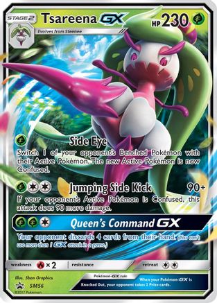 [PKM] Tsareena GX (SM56) [Sun & Moon: Black Star Promos]