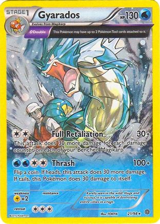 [PKM-R] Gyarados (21/98) (Cosmos Holo) (Theme Deck Exclusive) [XY: Ancient Origins]