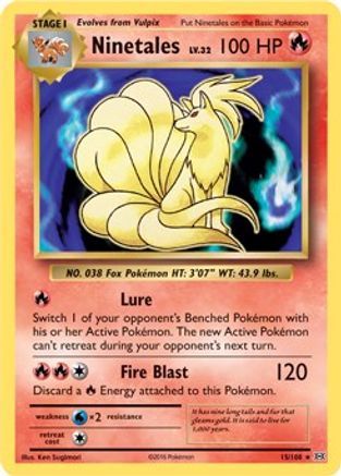 [PKM-R] Ninetales (15/108) (Theme Deck Exclusive) [XY: Evolutions]