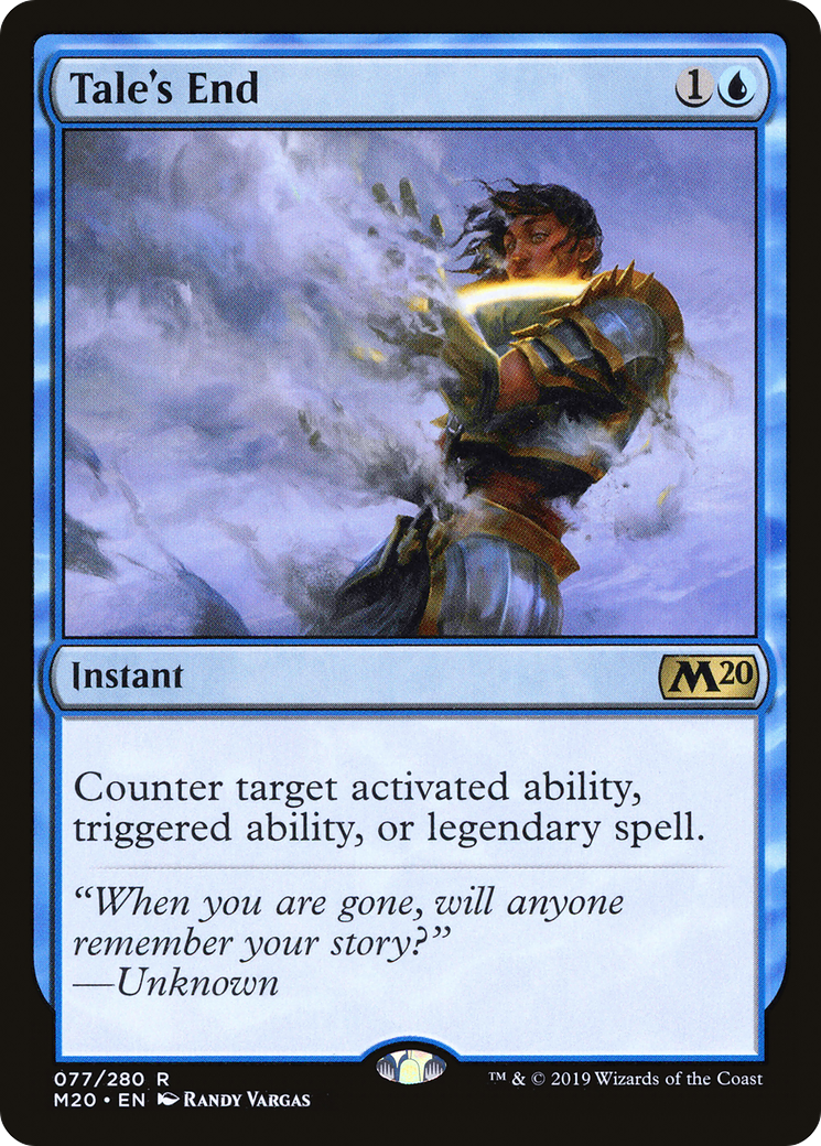 {R} Tale's End [Core Set 2020][M20 077]