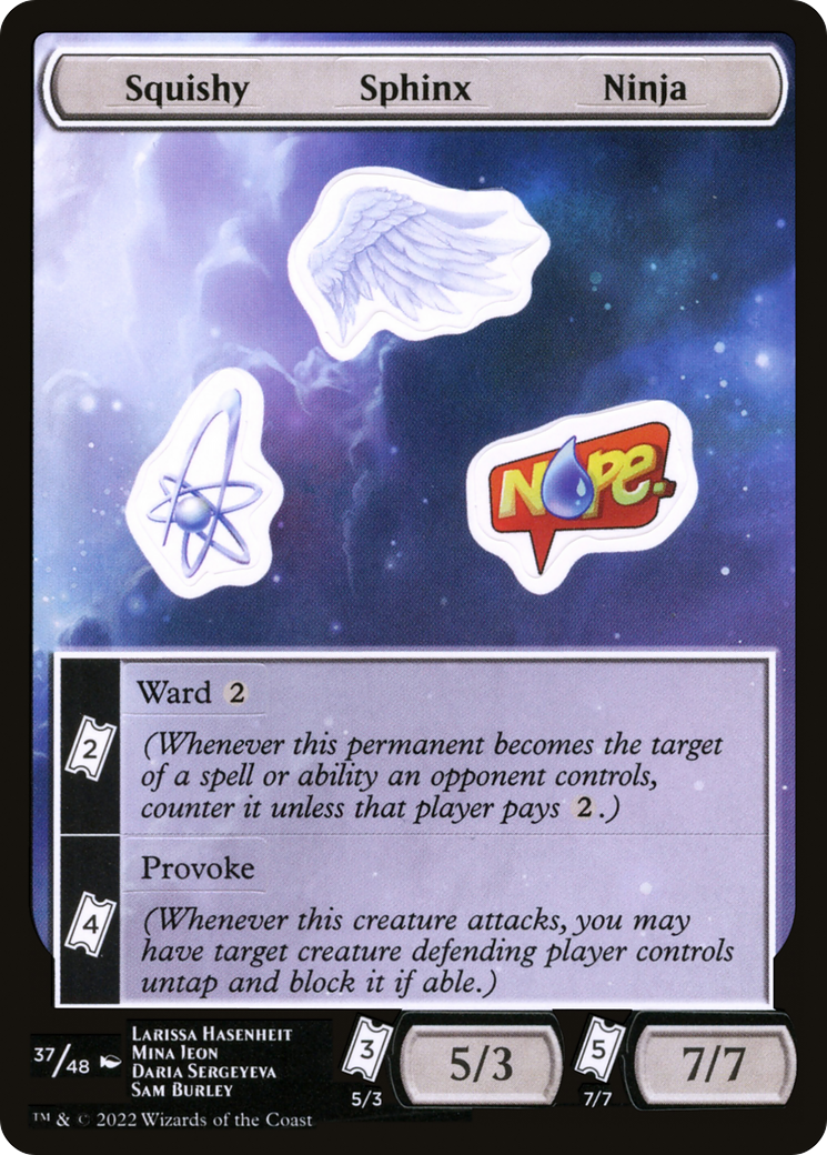 {C} Squishy Sphinx Ninja [Unfinity Stickers][SUNF 037]