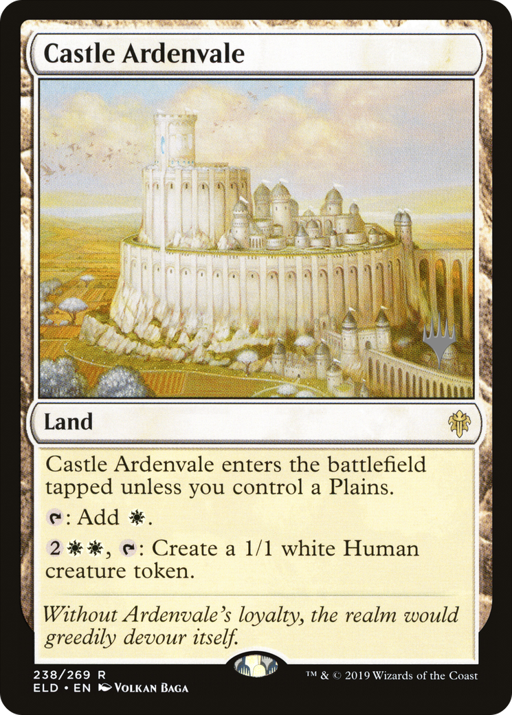 {R} Castle Ardenvale (Promo Pack) [Throne of Eldraine Promos][PP ELD 238]
