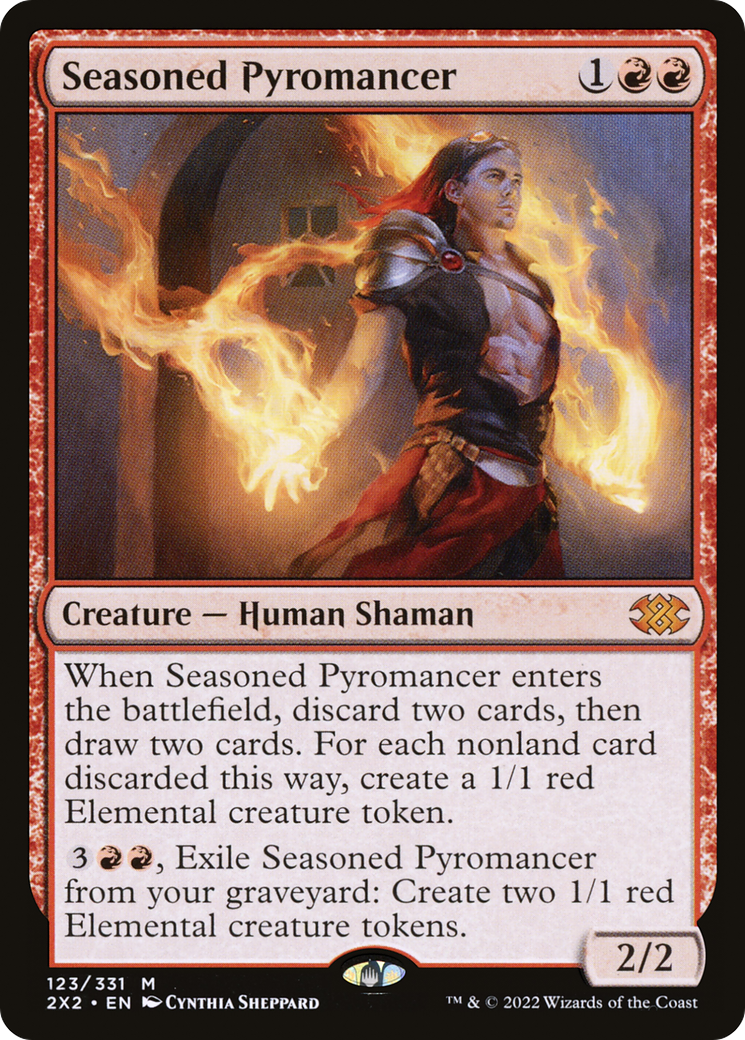 {R} Seasoned Pyromancer [Double Masters 2022][2X2 123]