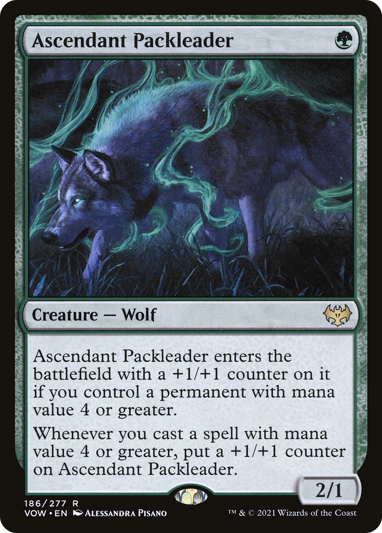 {R} Ascendant Packleader [Innistrad: Crimson Vow][VOW 186]