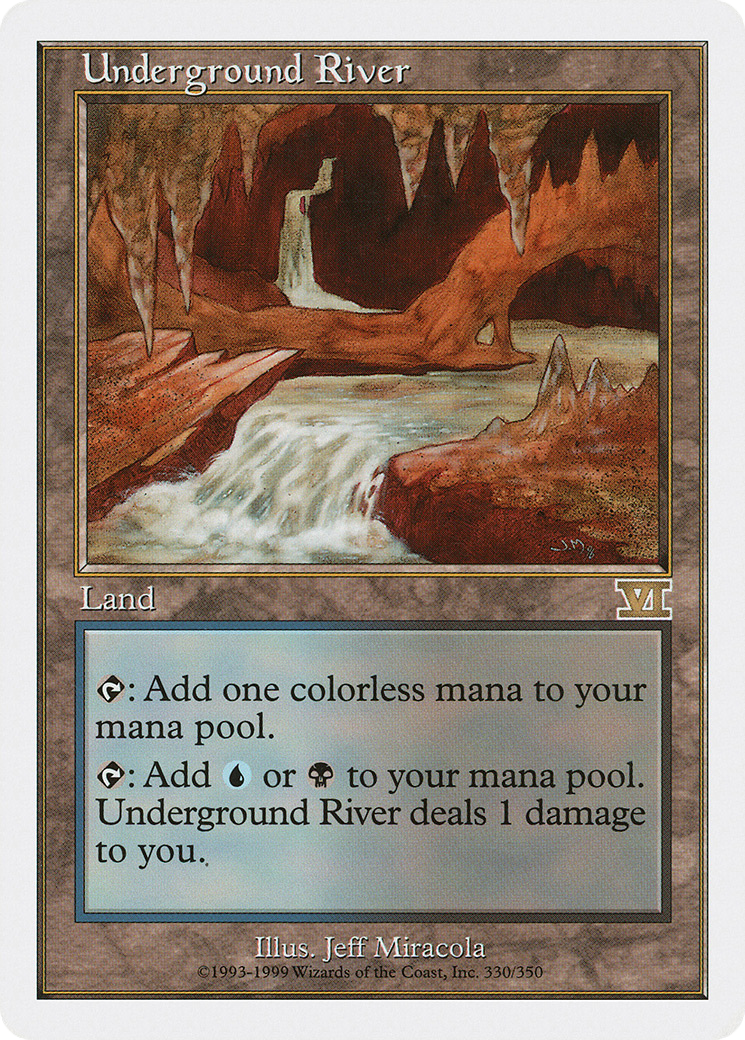 {R} Underground River [Classic Sixth Edition][6ED 330] - Misty Mountain Games