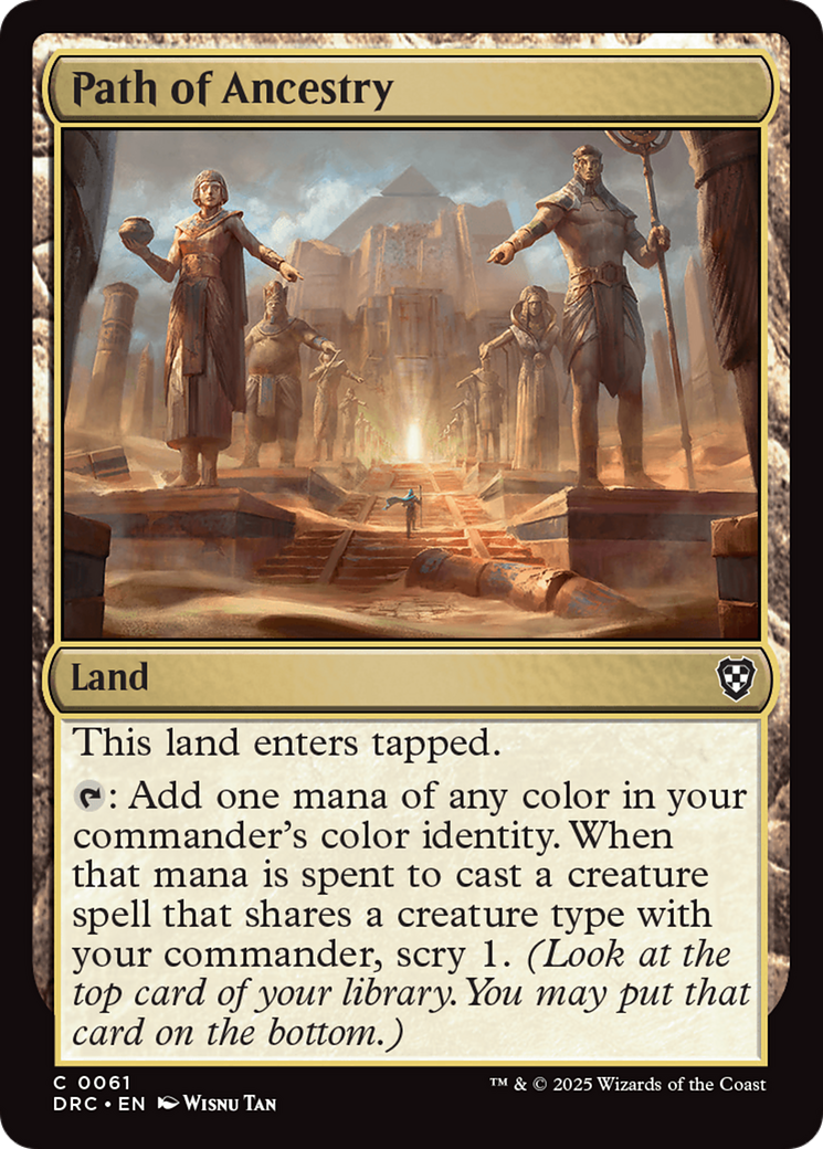 {C} Path of Ancestry [Aetherdrift Commander][DRC 061]