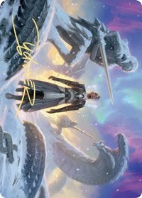 {A} Search for Glory Art Card (Gold-Stamped Signature) [Kaldheim Art Series][GS AKHM 007]