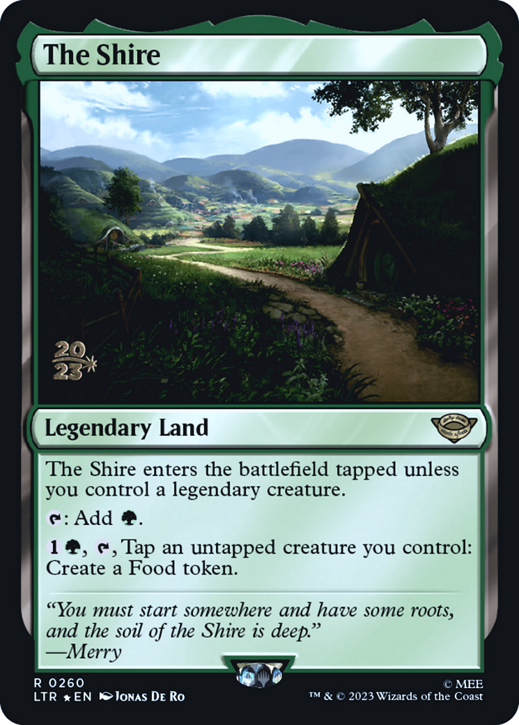 {R} The Shire [The Lord of the Rings: Tales of Middle-Earth Prerelease Promos][PR LTR 260]