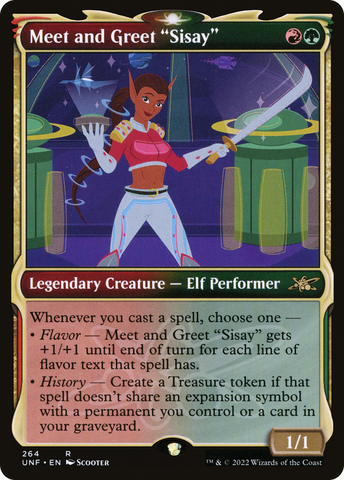 {R} Meet and Greet "Sisay" (Showcase) [Unfinity][UNF 264]