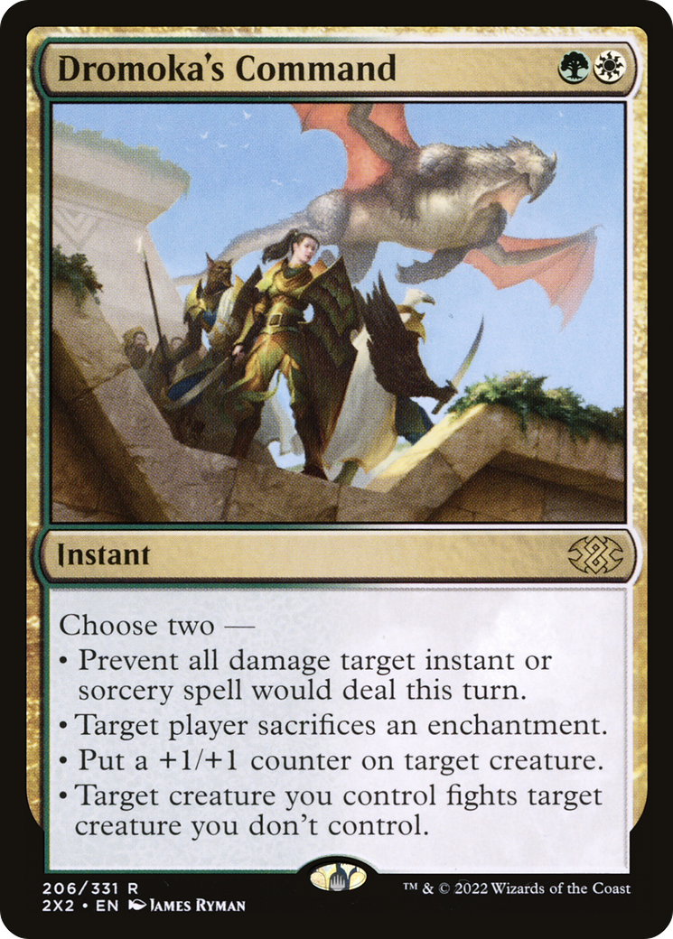 {R} Dromoka's Command [Double Masters 2022][2X2 206]