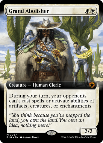 {@R} Grand Abolisher (Extended Art) [Outlaws of Thunder Junction: The Big Score][BIG 067]