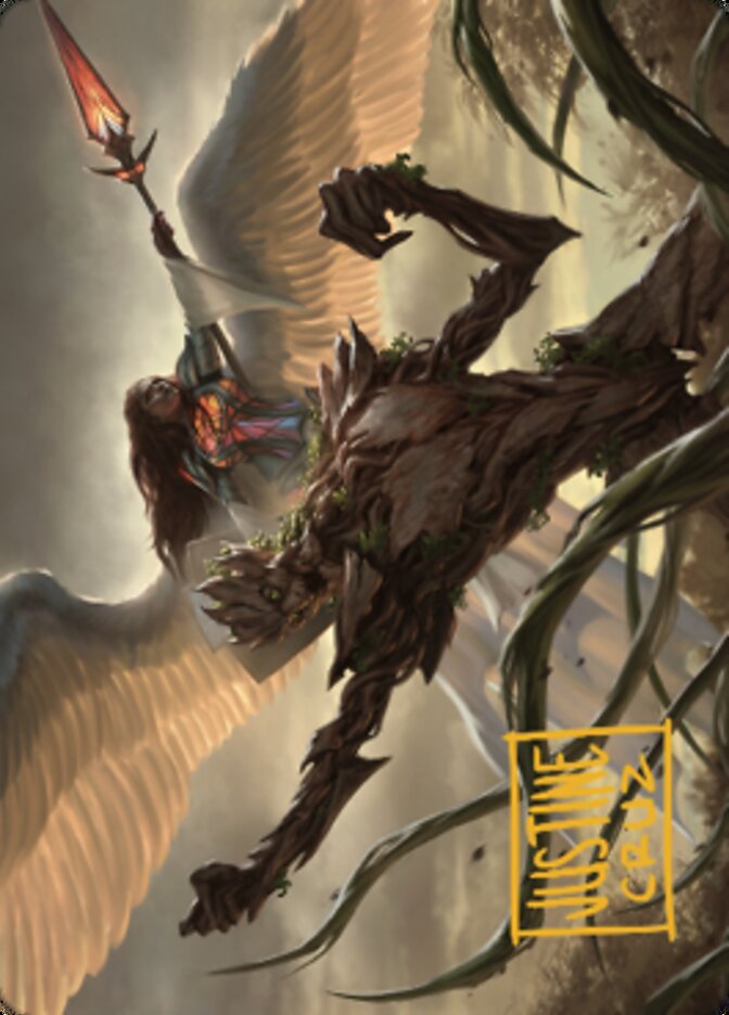 {A} Strength of the Coalition Art Card (Gold-Stamped Signature) [Dominaria United Art Series][GS ADMU 041]
