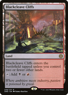 {R} Blackcleave Cliffs [Phyrexia: All Will Be One][ONE 248]